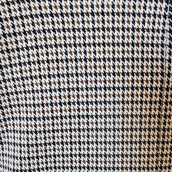 NEW Maurices Women's Double Breasted Blazer Jacket Houndstooth Tan/Brown Size XL - Picture 14 of 15